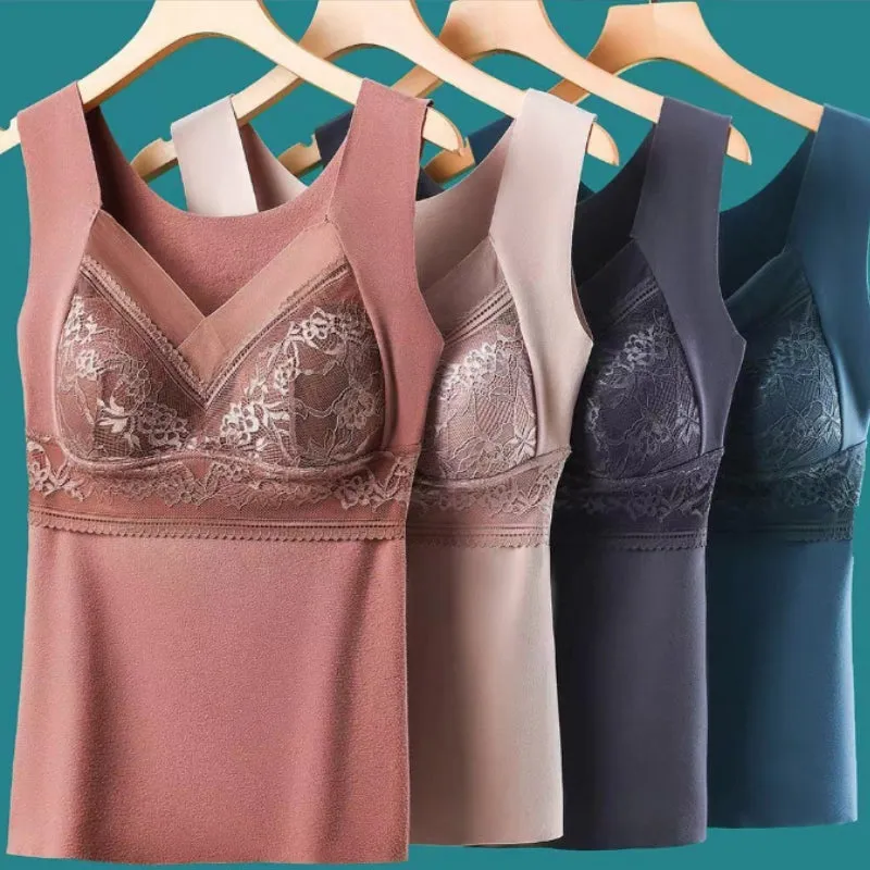 Thermal underwear with built-in bra - comfort &amp; warmth