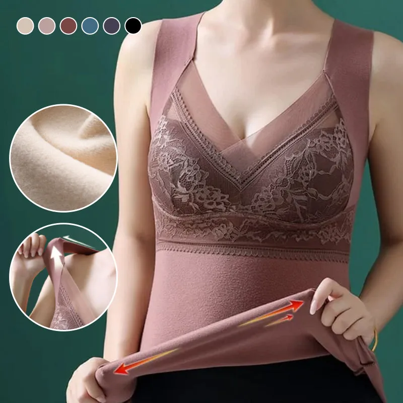 Thermal underwear with built-in bra - comfort &amp; warmth