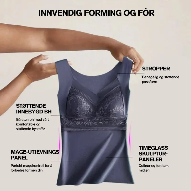 Thermal underwear with built-in bra - comfort &amp; warmth