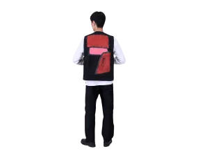 Toogood x FRAMA | Roper Gilet | Painted Cotton Red   Pink