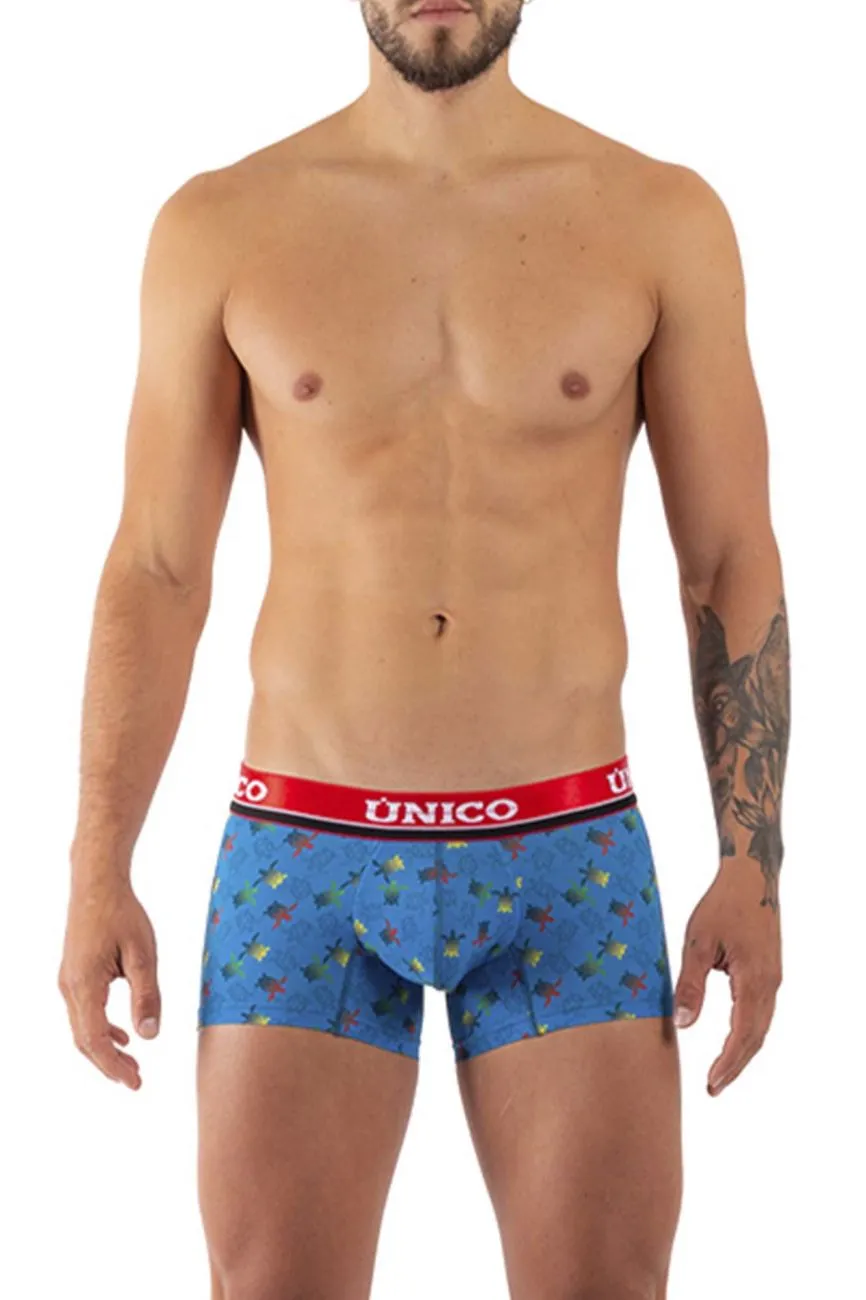 Unico 21100100103 Marine Trutles Trunks Color 63-Blue