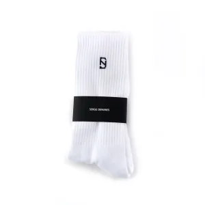 White Icon Socks