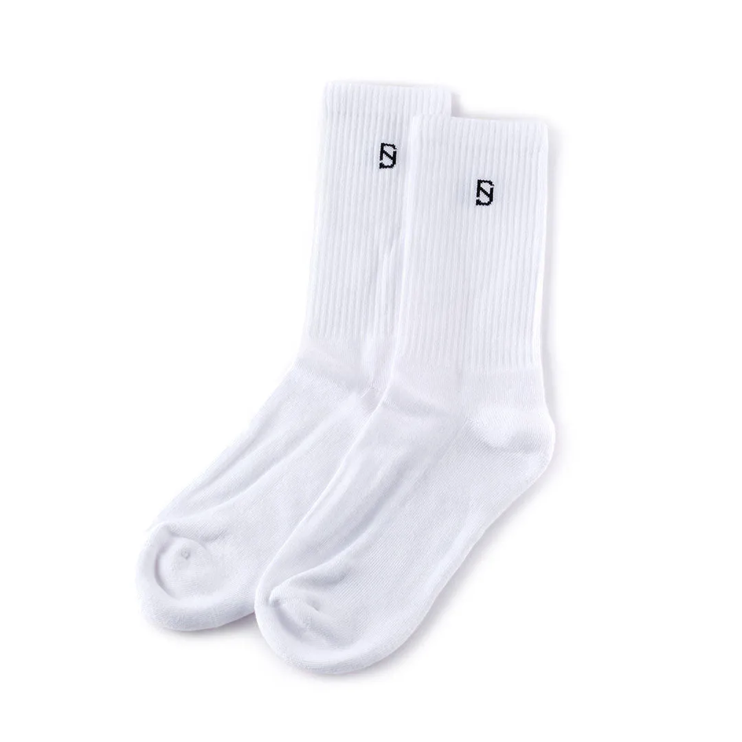 White Icon Socks