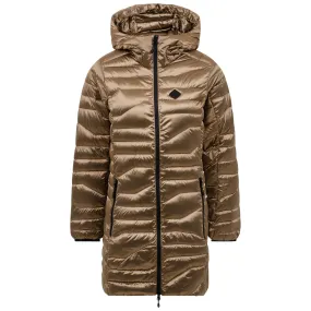 Womens Cliff Light VX Airidiscent Down Parka Tiger Brown - AW22