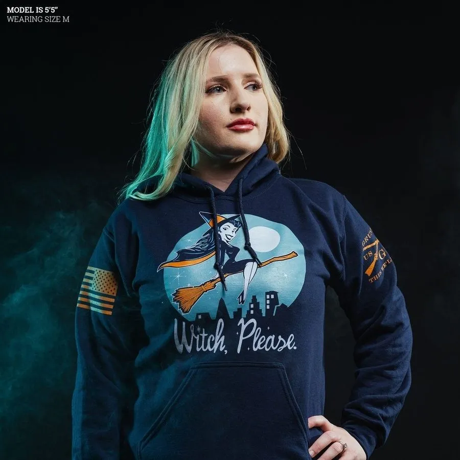 Women's Witch, Please Hoodie - Navy