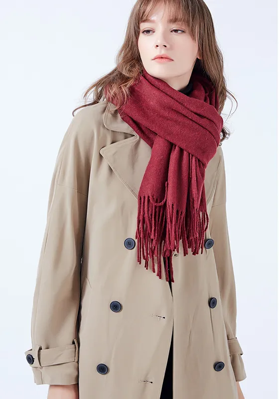 Wool Bufandas Mujer Soft Scarf