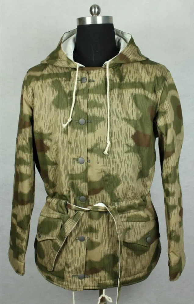 WWII World War 2 German Tan & Water Camo Reversible Winter Parka